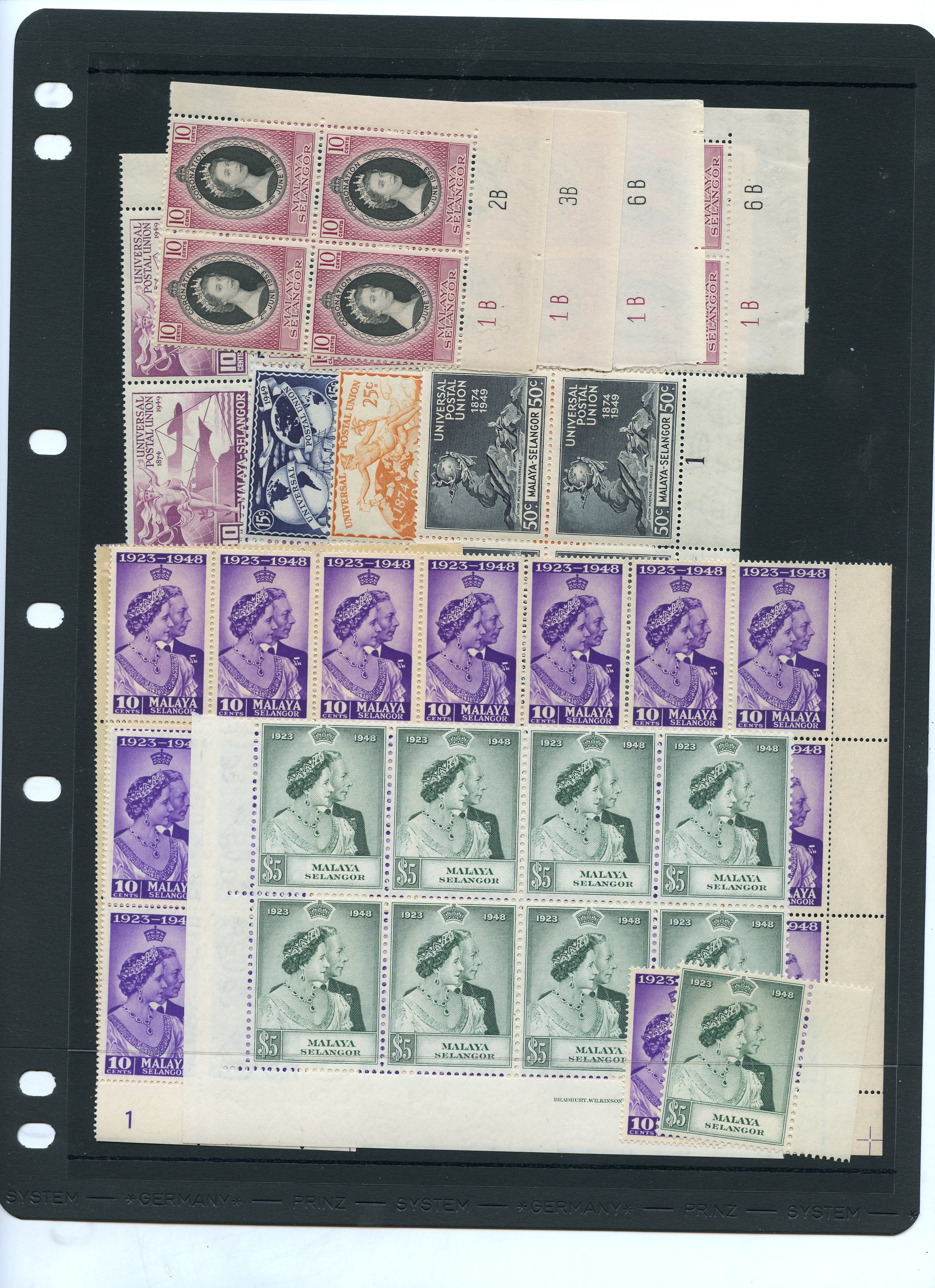 Selangor SG 88/115 commemoratives...