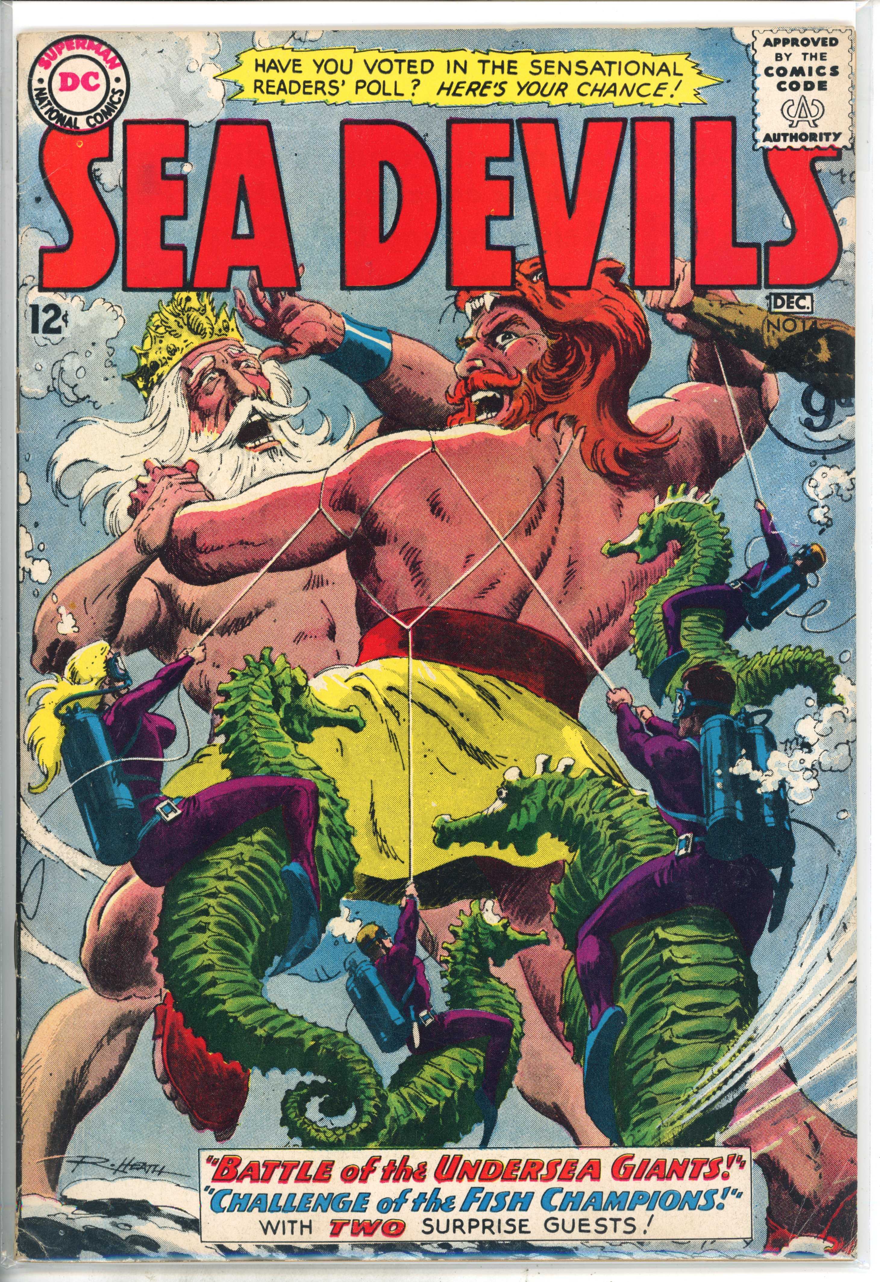 Sea Devils (DC Comics 1961-1963) Bundle of 10 issues