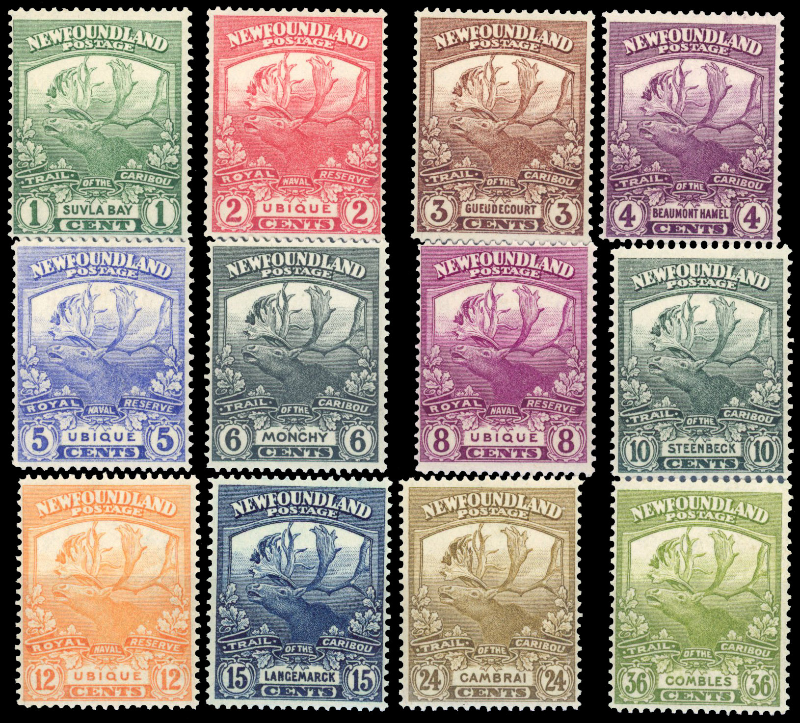 Newfoundland 1919-33 unmounted mint selection