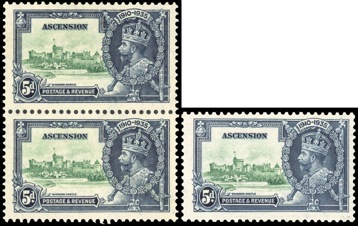 Ascension SG 33k pair mint