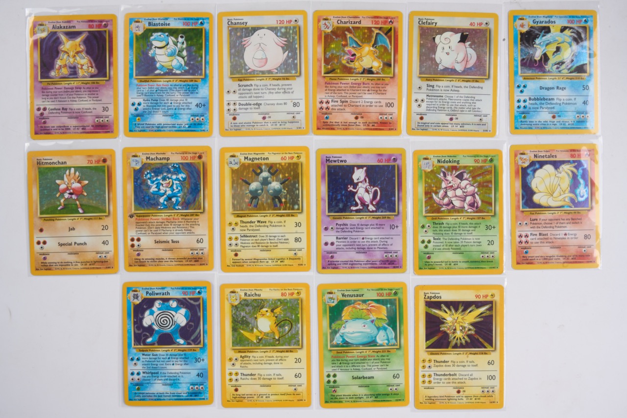 Base Set Unlimited Collection (all x16 holos)