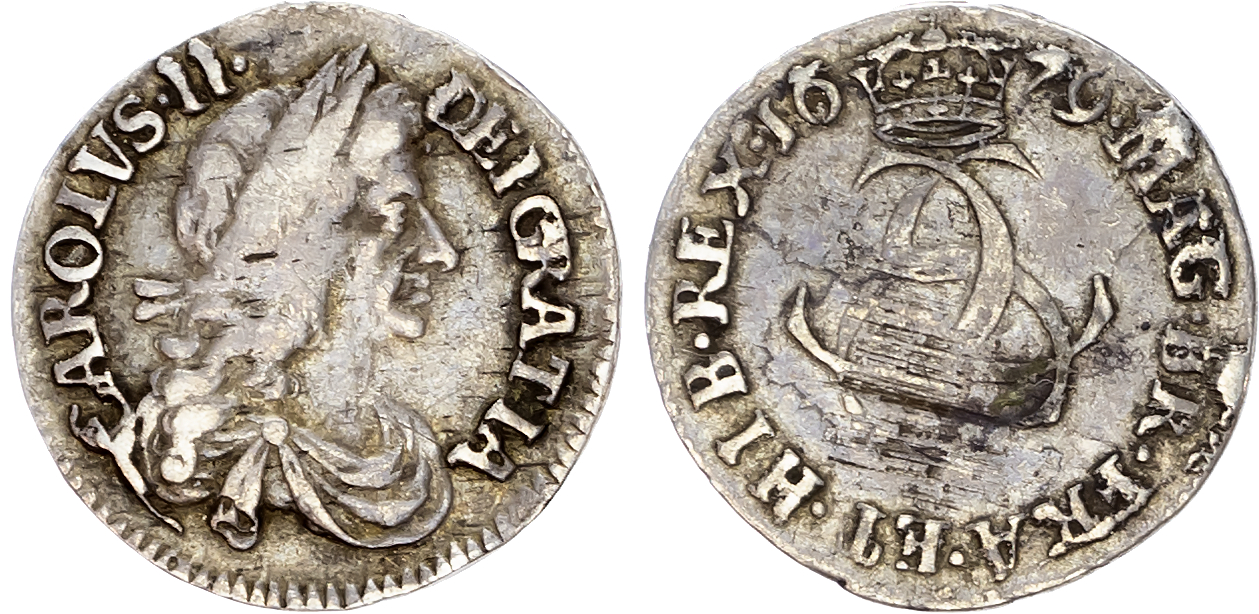 Charles II (1660-1685) Threepence, 1679.