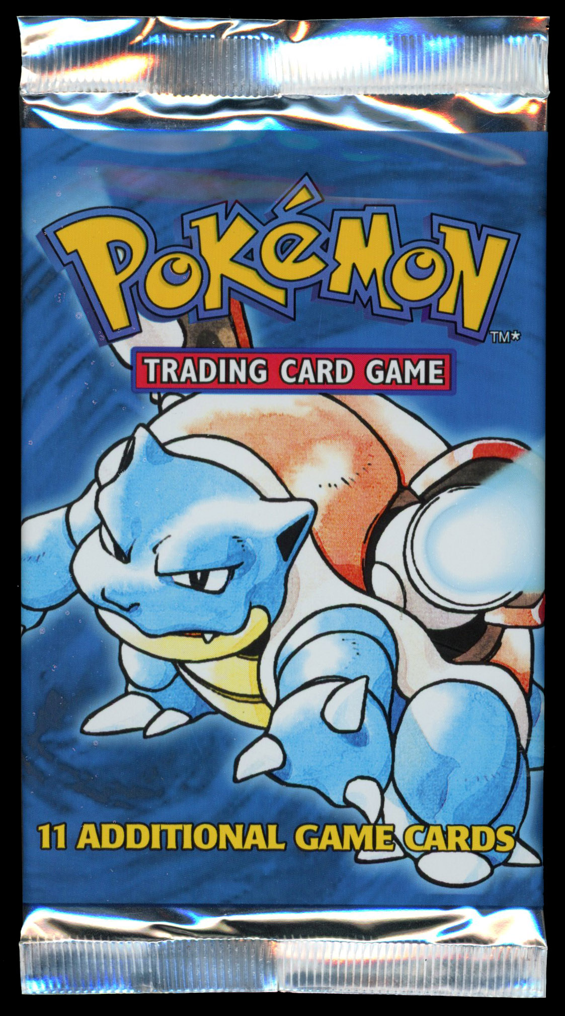 Pokemon TCG - Base Set Blastoise Sealed Booster Pack 