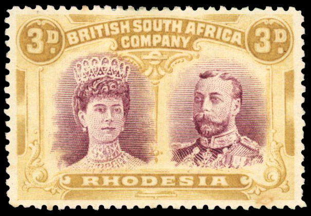 RSC D 3d pale claret and ochre, #2 thick ear