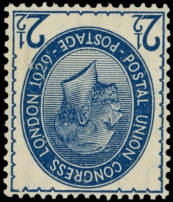 Great Britain 1929 PUC 2½d wmk inverted u/m SG...