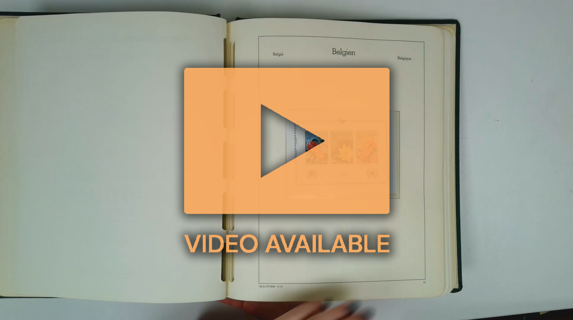 Belgium collection in four printed albums to 1980