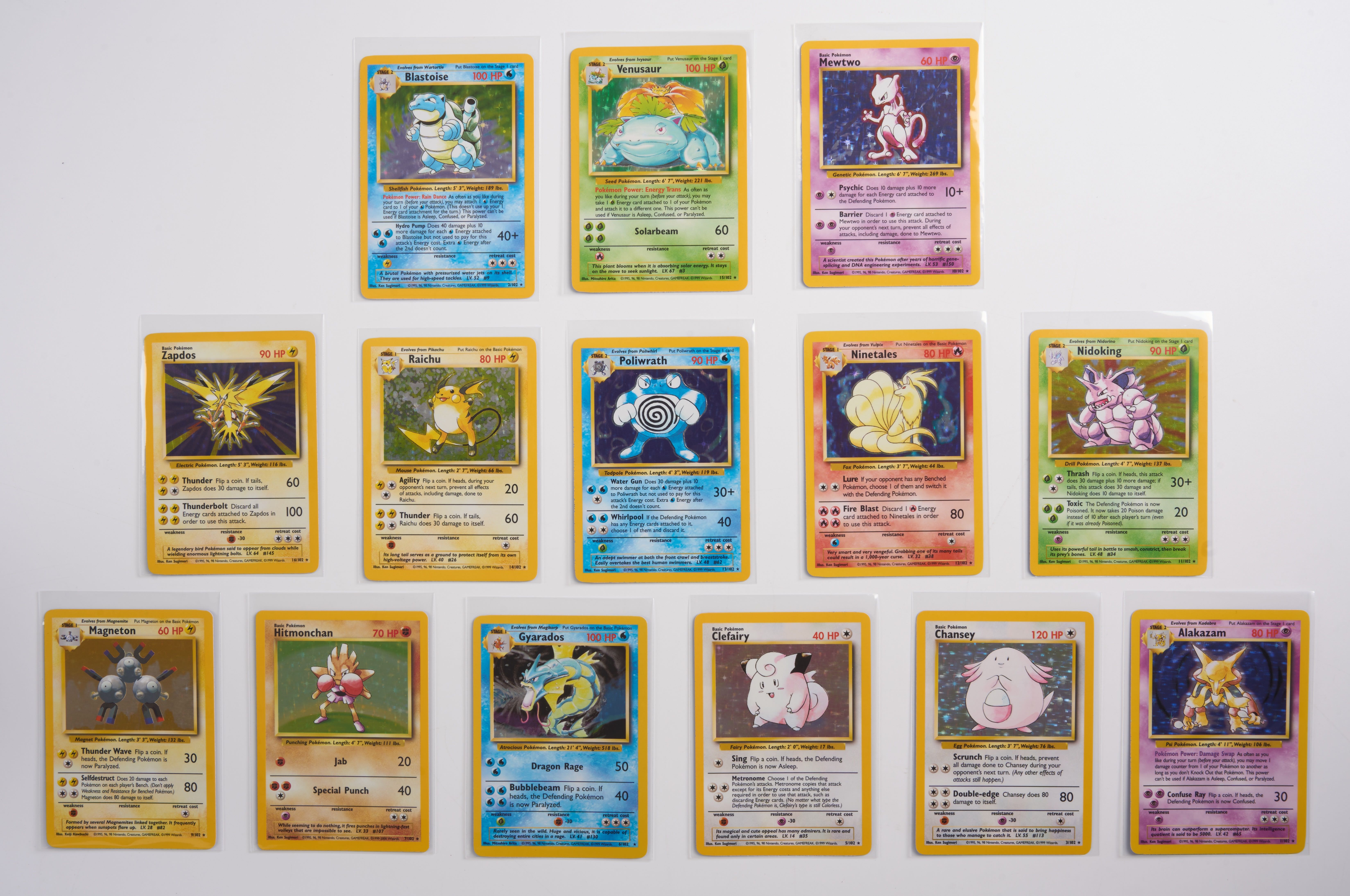 Base Set - Unlimited x14 Holo Set
