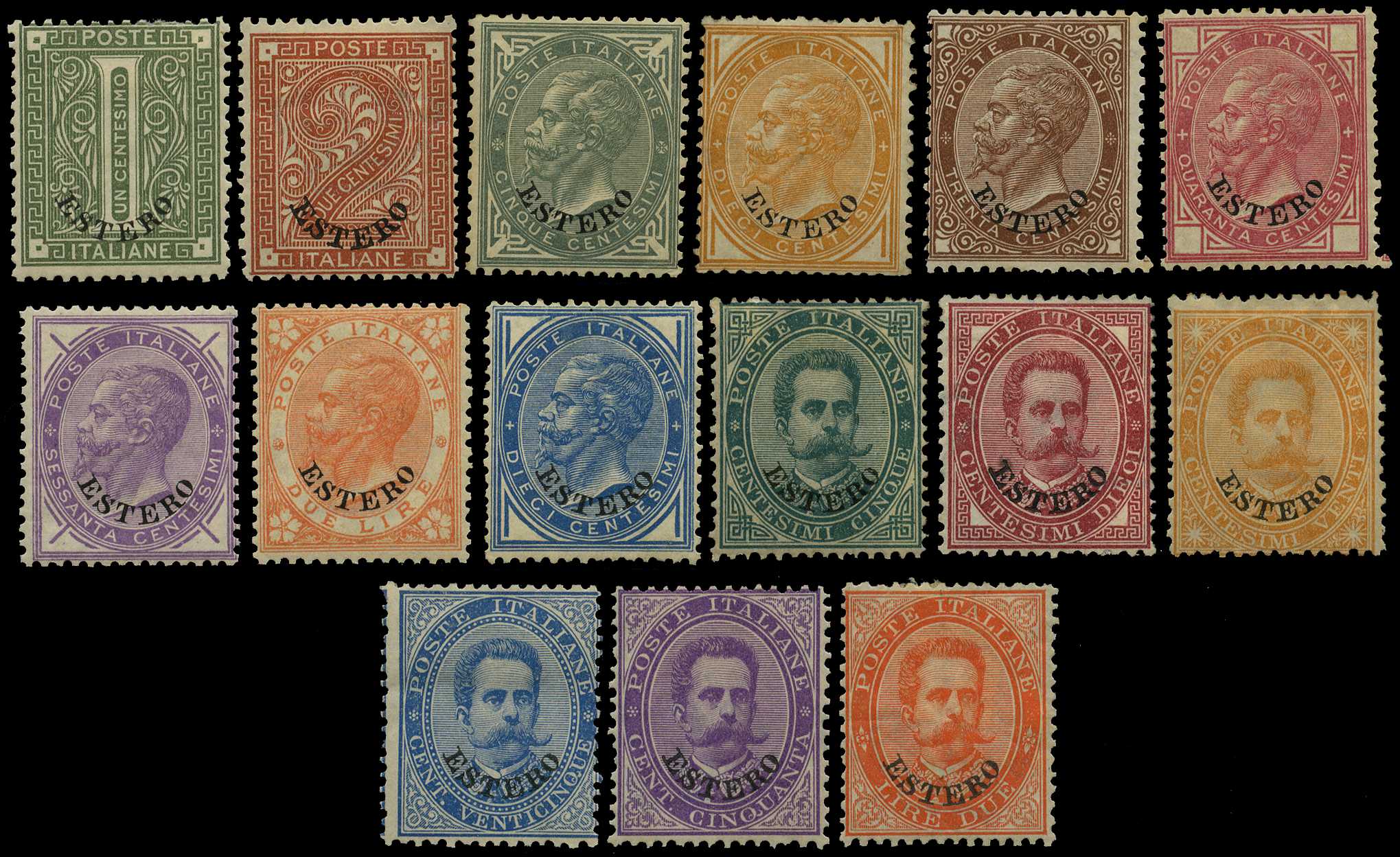 1874-83 Italian Post Offices in the...