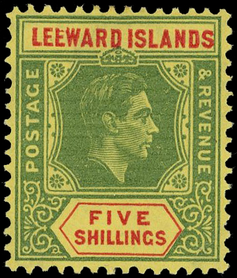 Leeward Islands SG 112ba mint