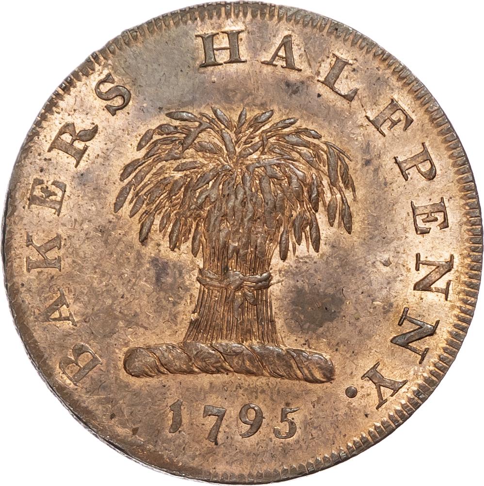 London – Tottenham Court Road, Jonathan Dennis (baker) Halfpenny 1794