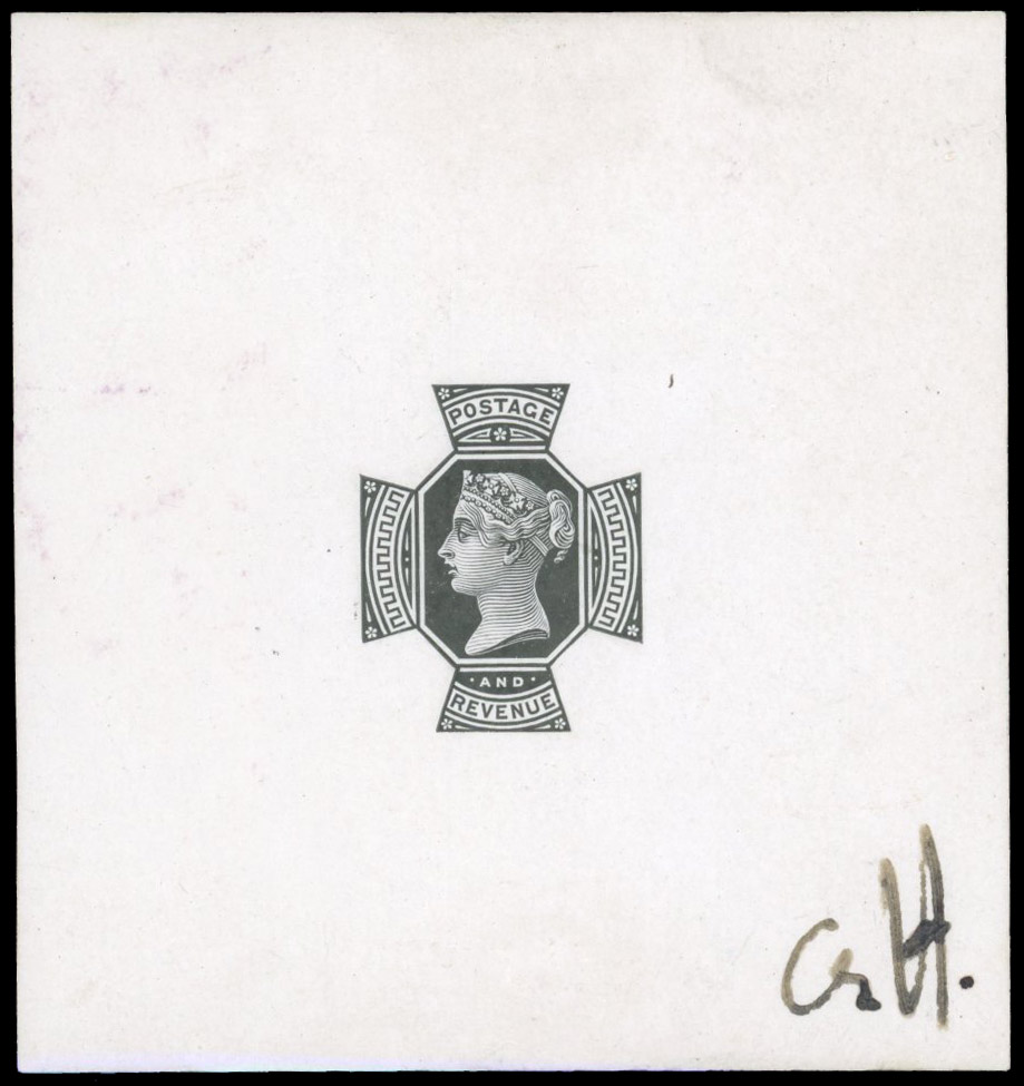 GB SG 209 1886 9d Jubilee Head Plate Die Proof