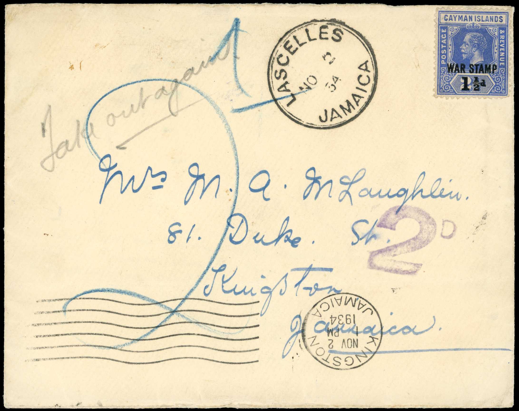 1934 Attempt to use invalid Cayman Island War...