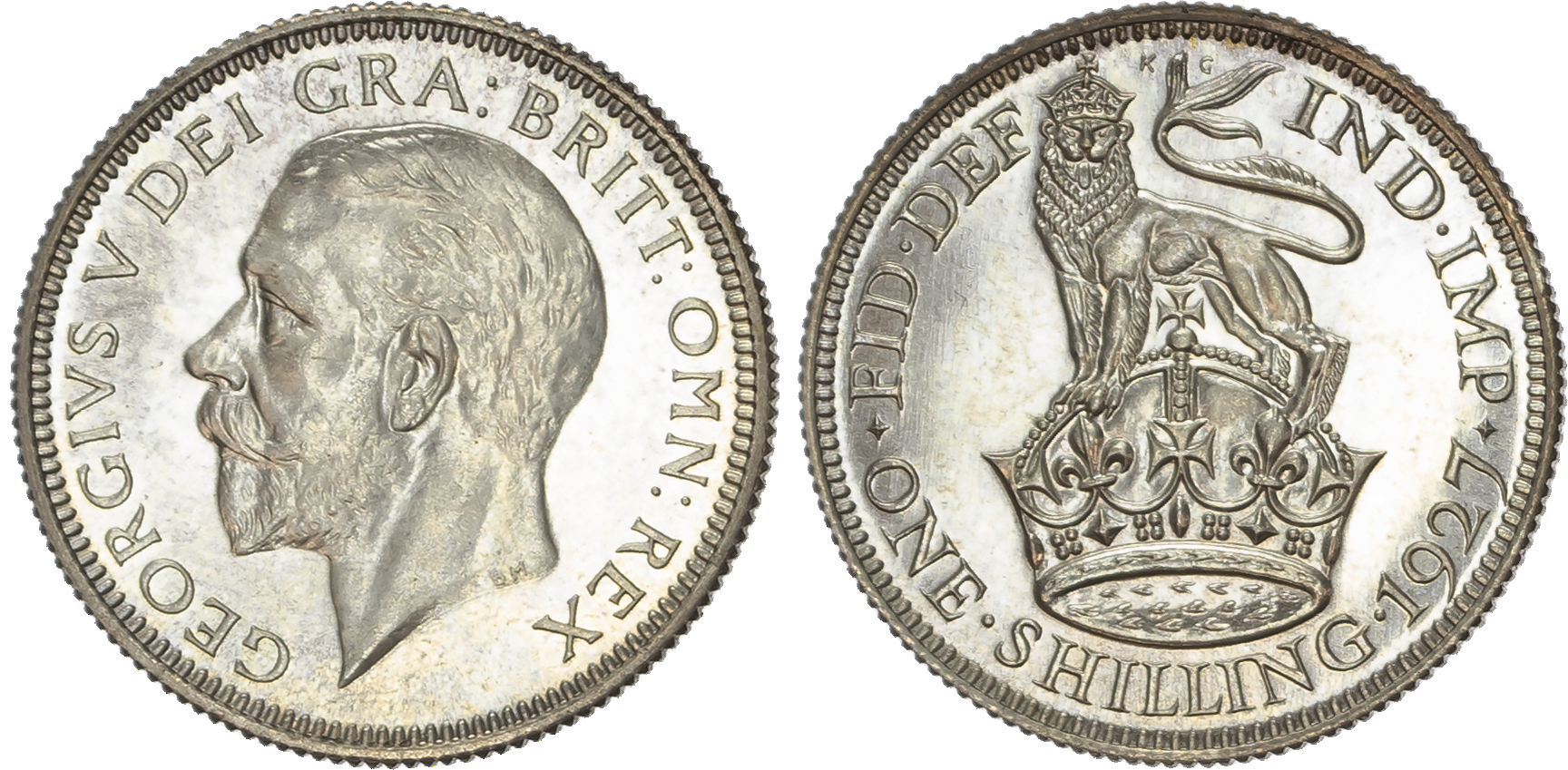 George V (1910-1936) Shilling, 1927, fourth coinage.