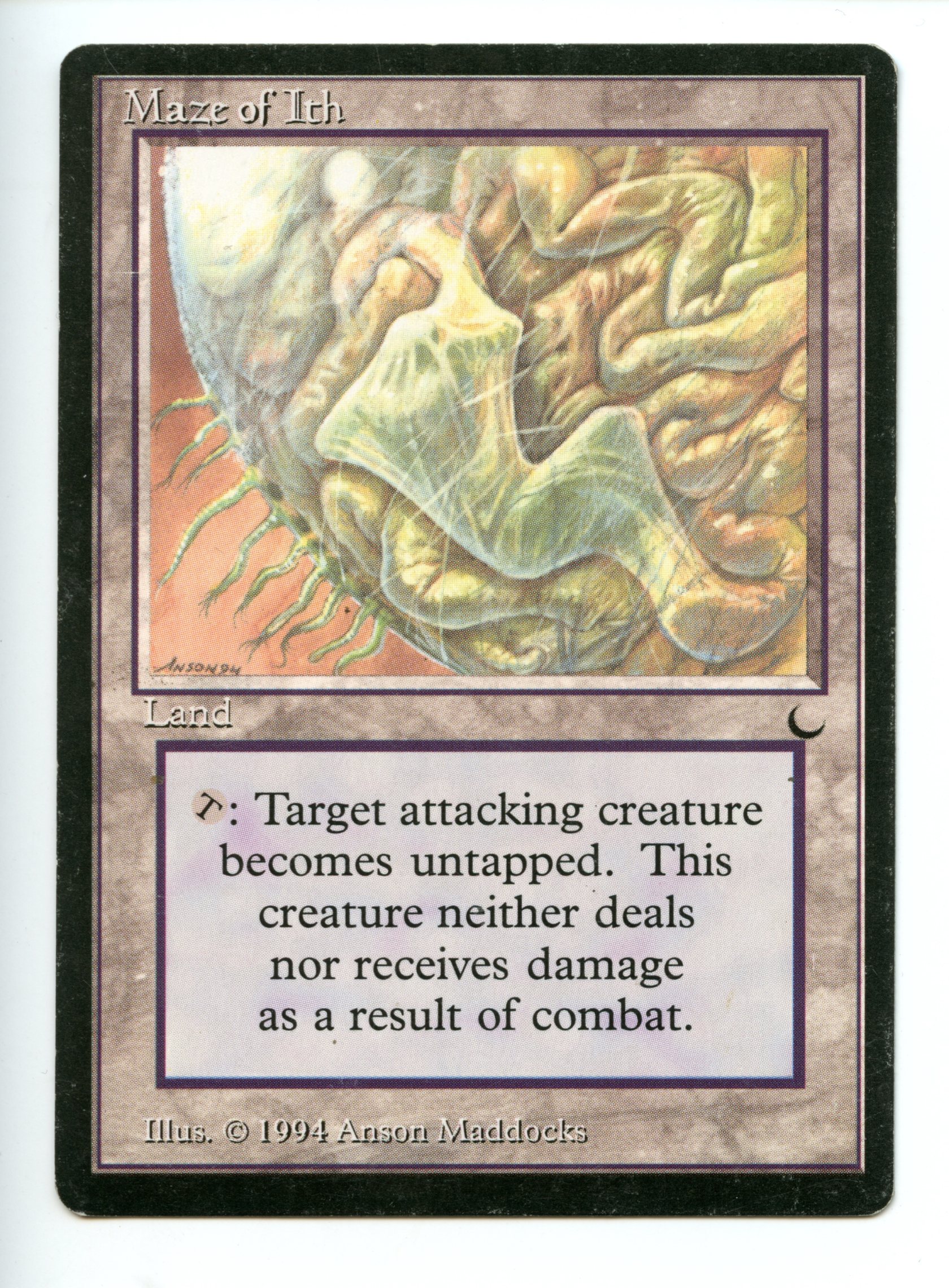 Magic the Gathering - Maze of Ith  - The Dark - Moderately Played