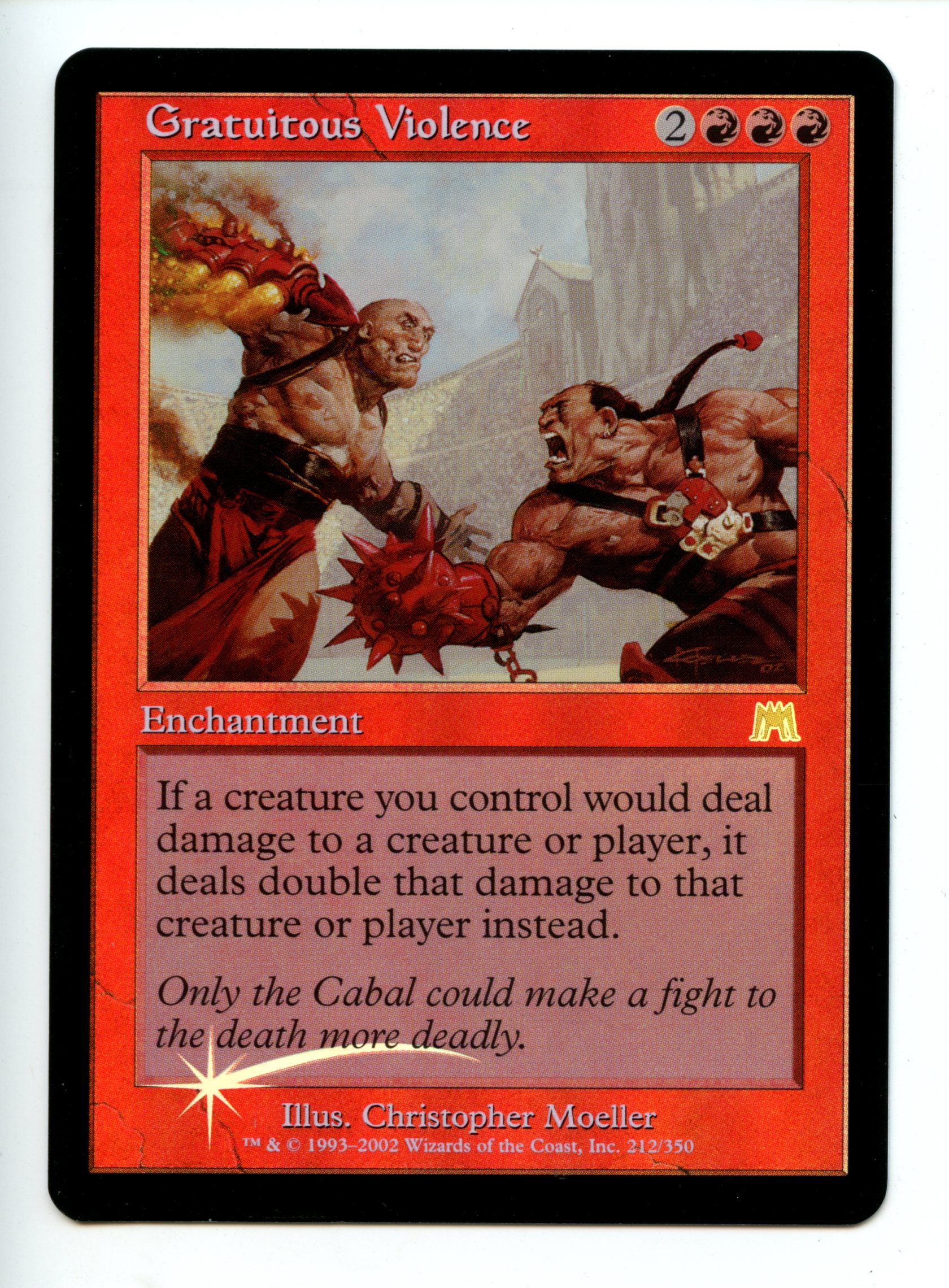 Magic The Gathering - Gratuitous Violence FOIL - Onslaught - Near Mint
