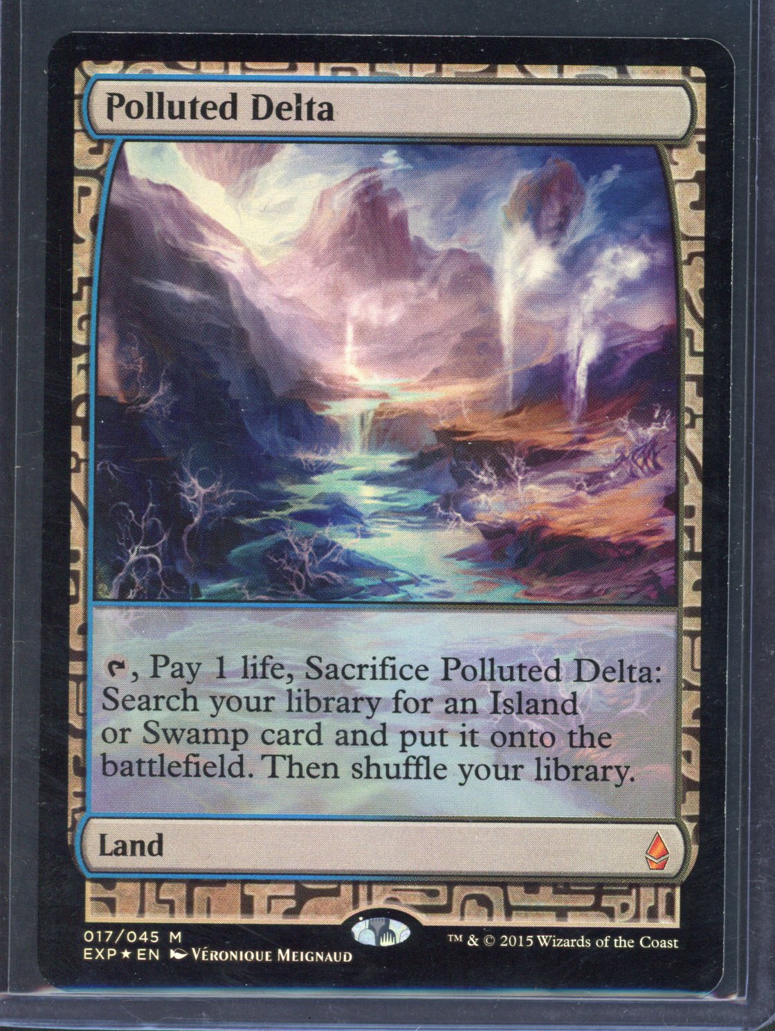 Magic the Gathering - Polluted Delta  - Zendikar Expeditions  - Lightly Played 