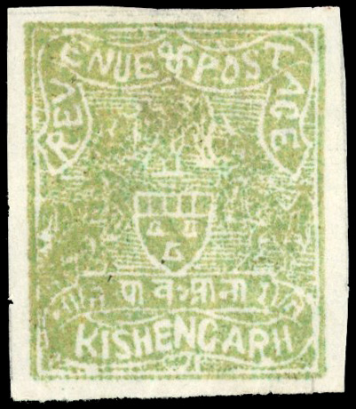 I.F.S Kishangarh SG 4 ¼a unused