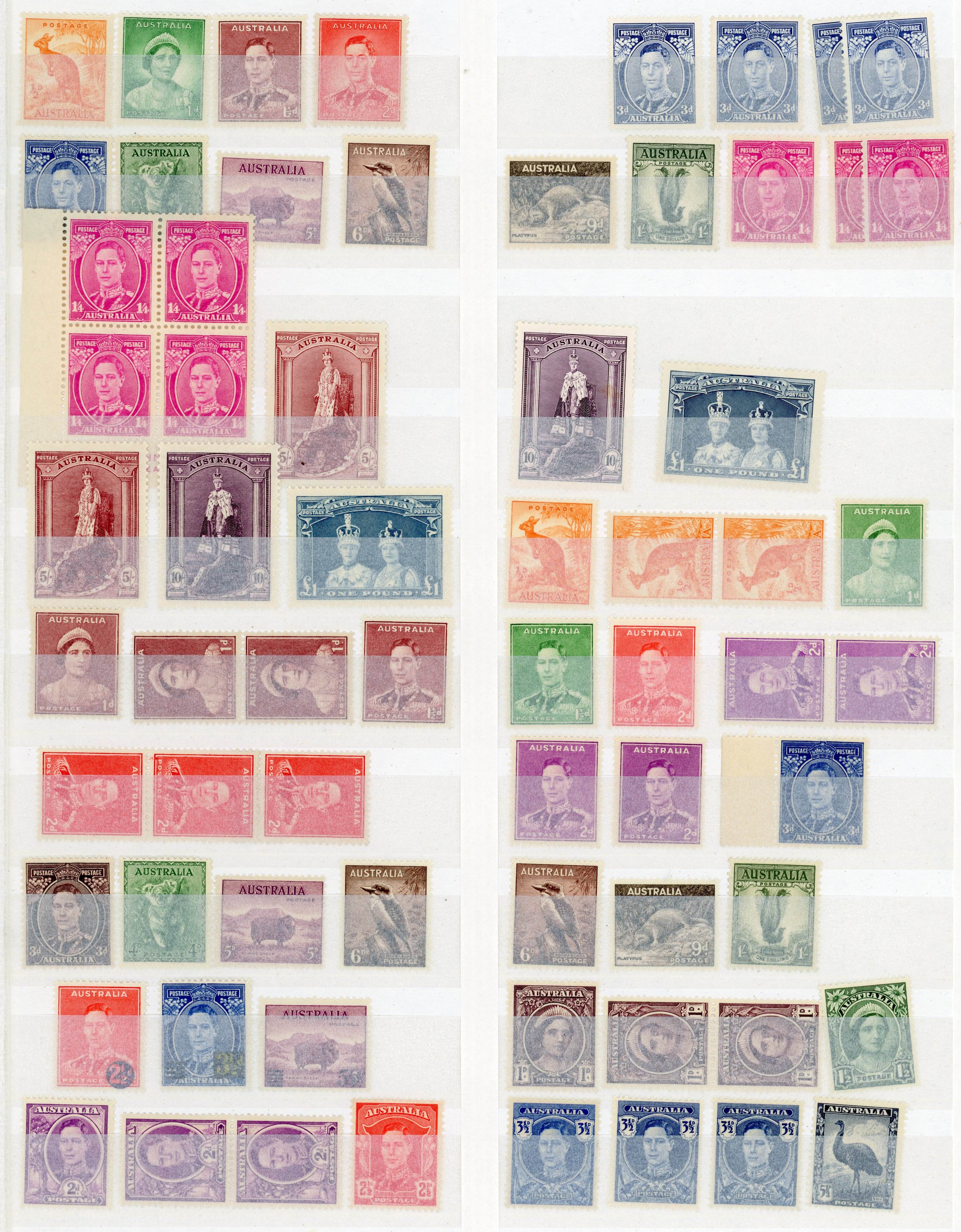 Australia KG VI collection mint