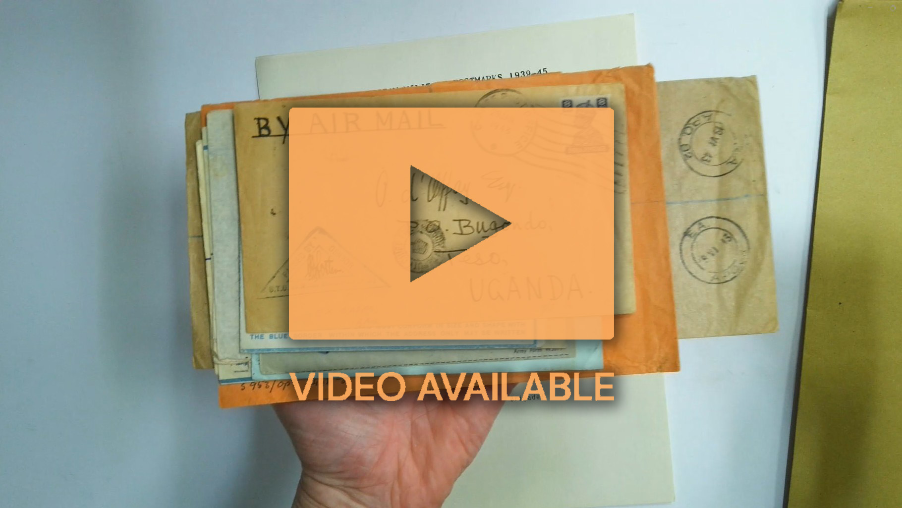 East Africa WW2 military covers