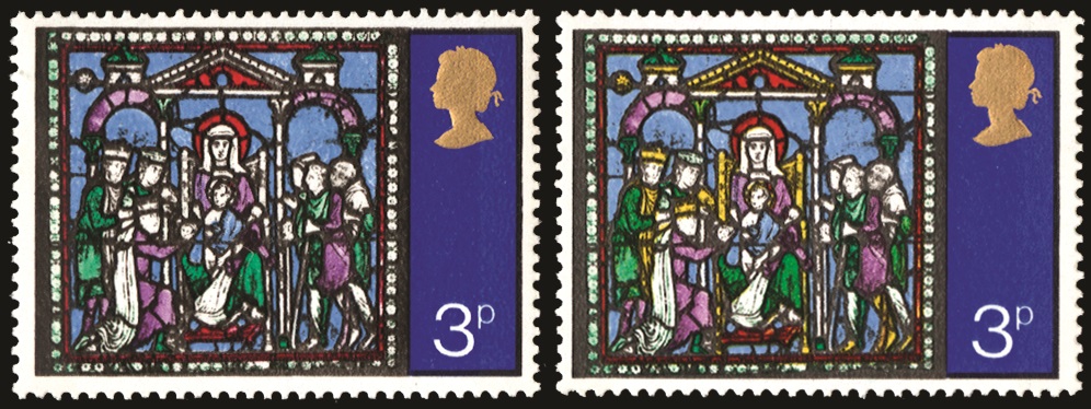 1971 3p Christmas. Very fine unmounted o.g. with...