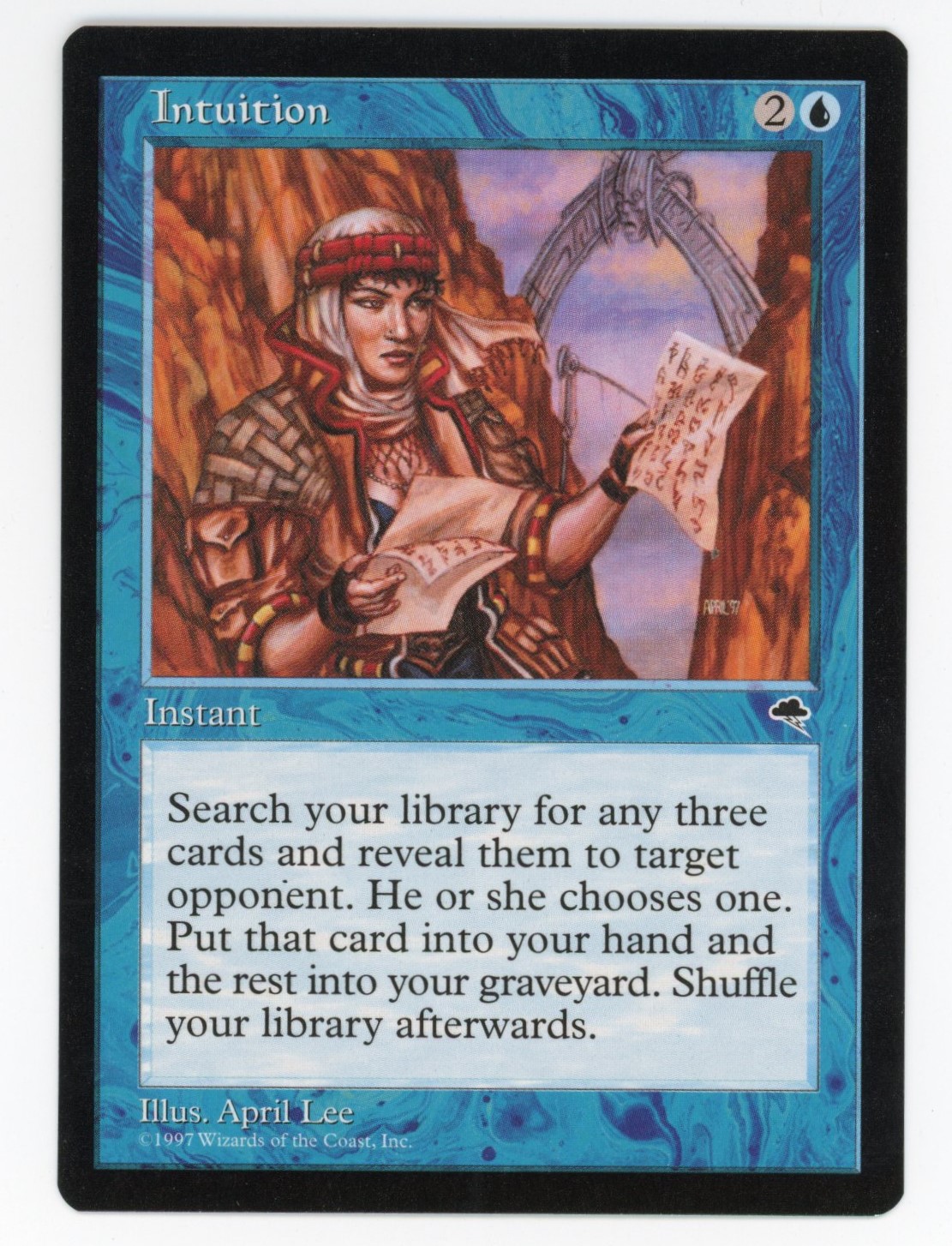 Magic The: Gathering  - Intuition   - Tempest  - Near Mint