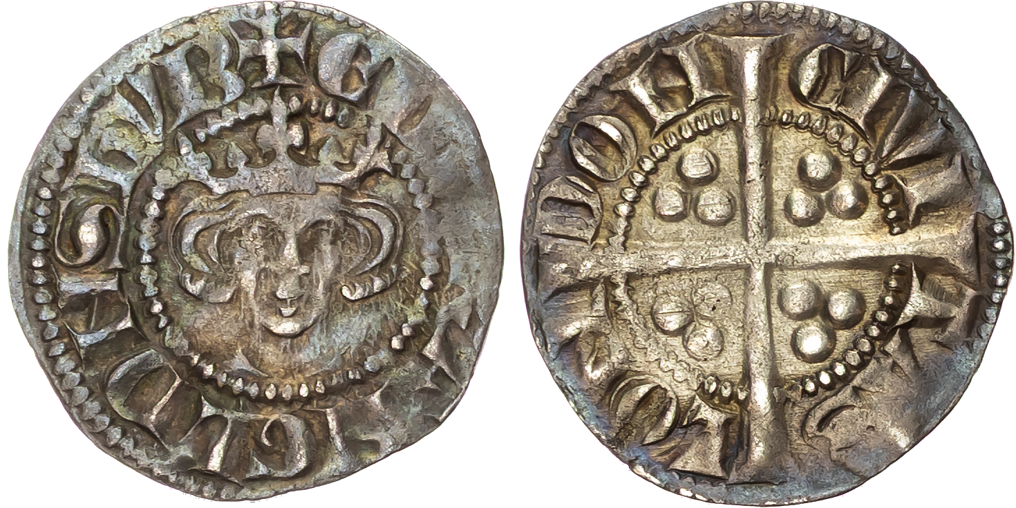 Edward I (1272‑1307), AR Penny, London mint, Class 3f.