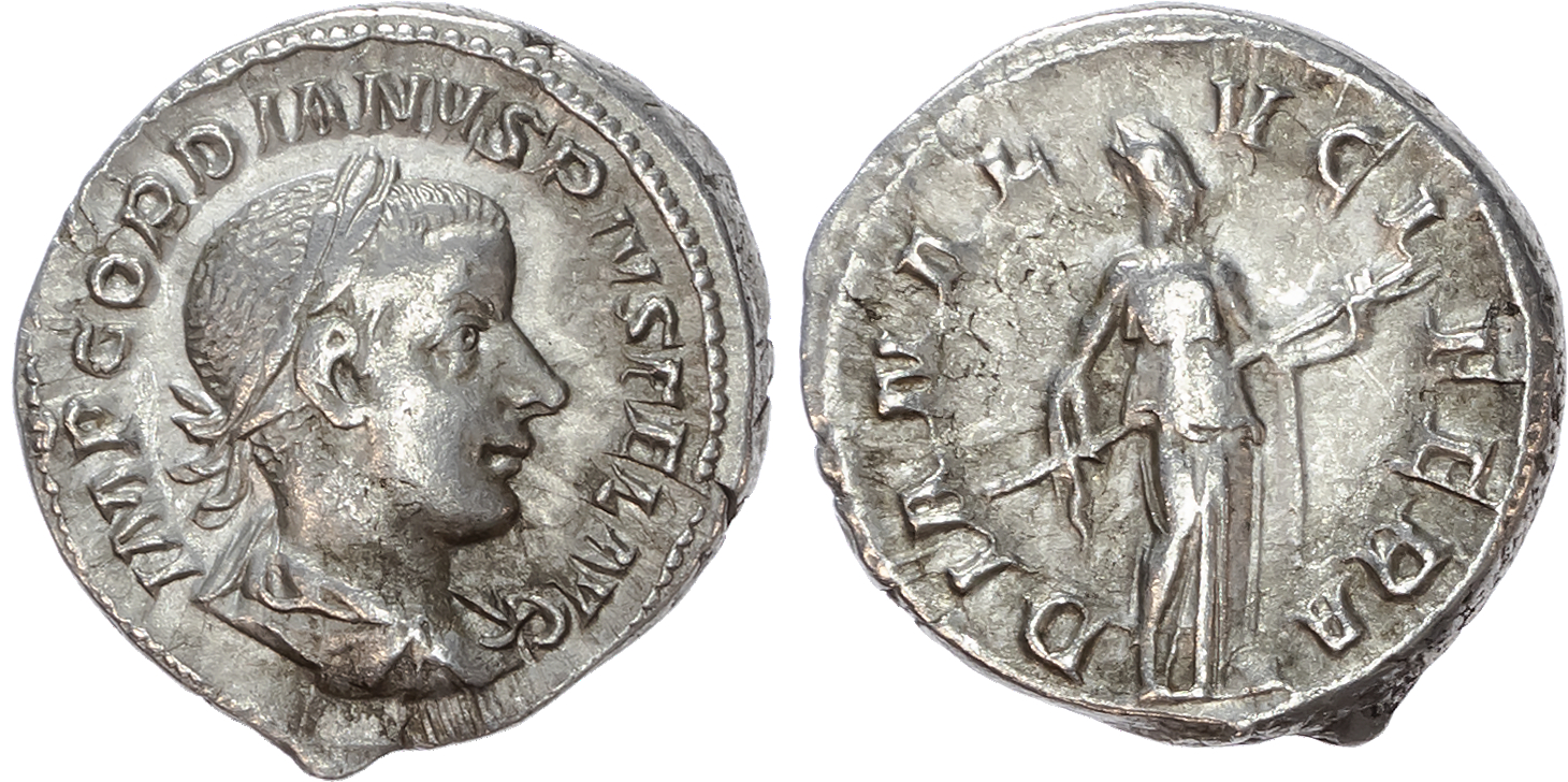 Gordian III (AD 238-244) AR Denarius, Rome, AD 241, 4.06g. 