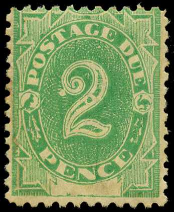 Postage Dues. 1902 2d (blank at base) mint,...