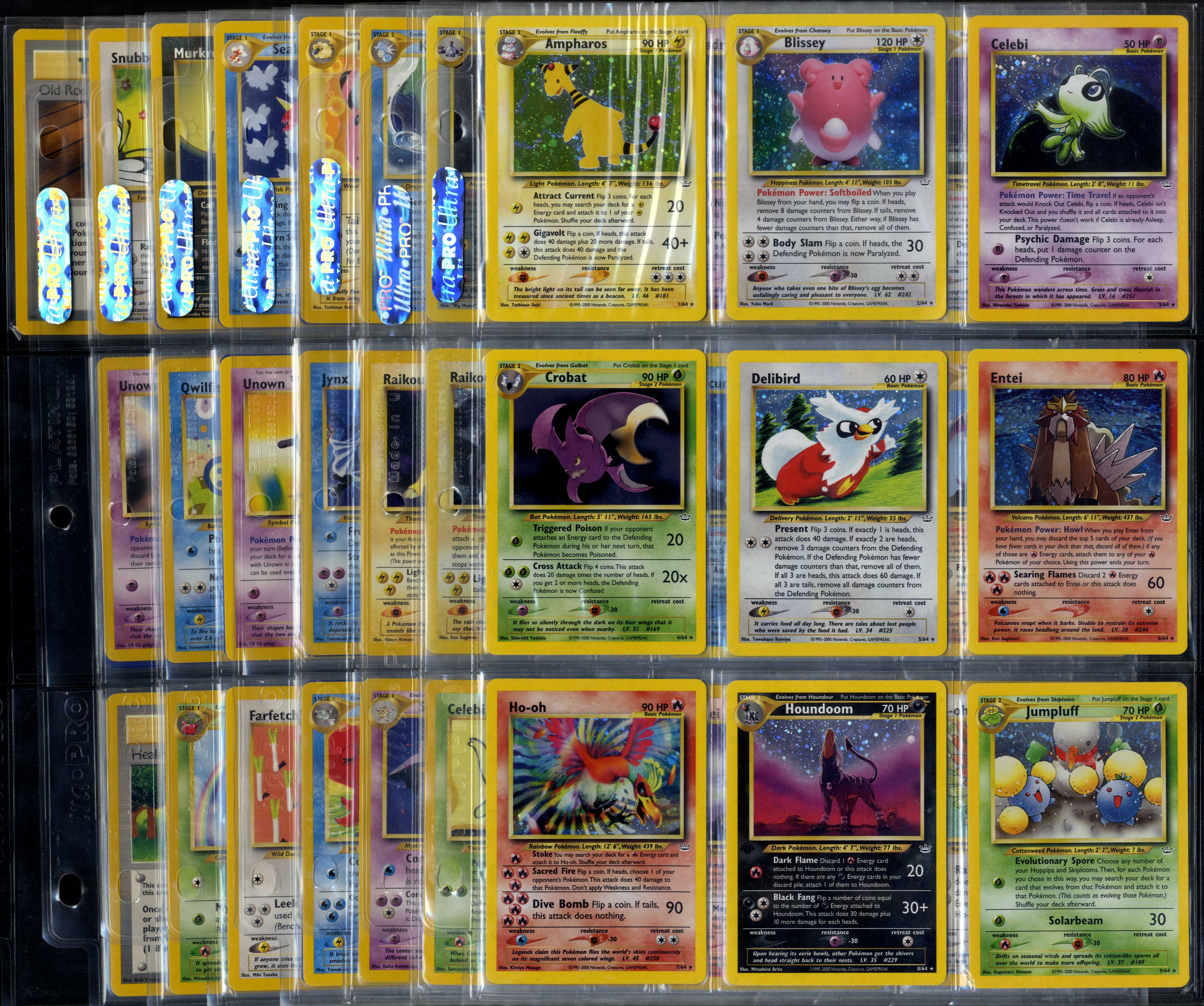 Complete Neo Revelation Set - Shinings included - 66/64 - Unlimited / 1st Ed.