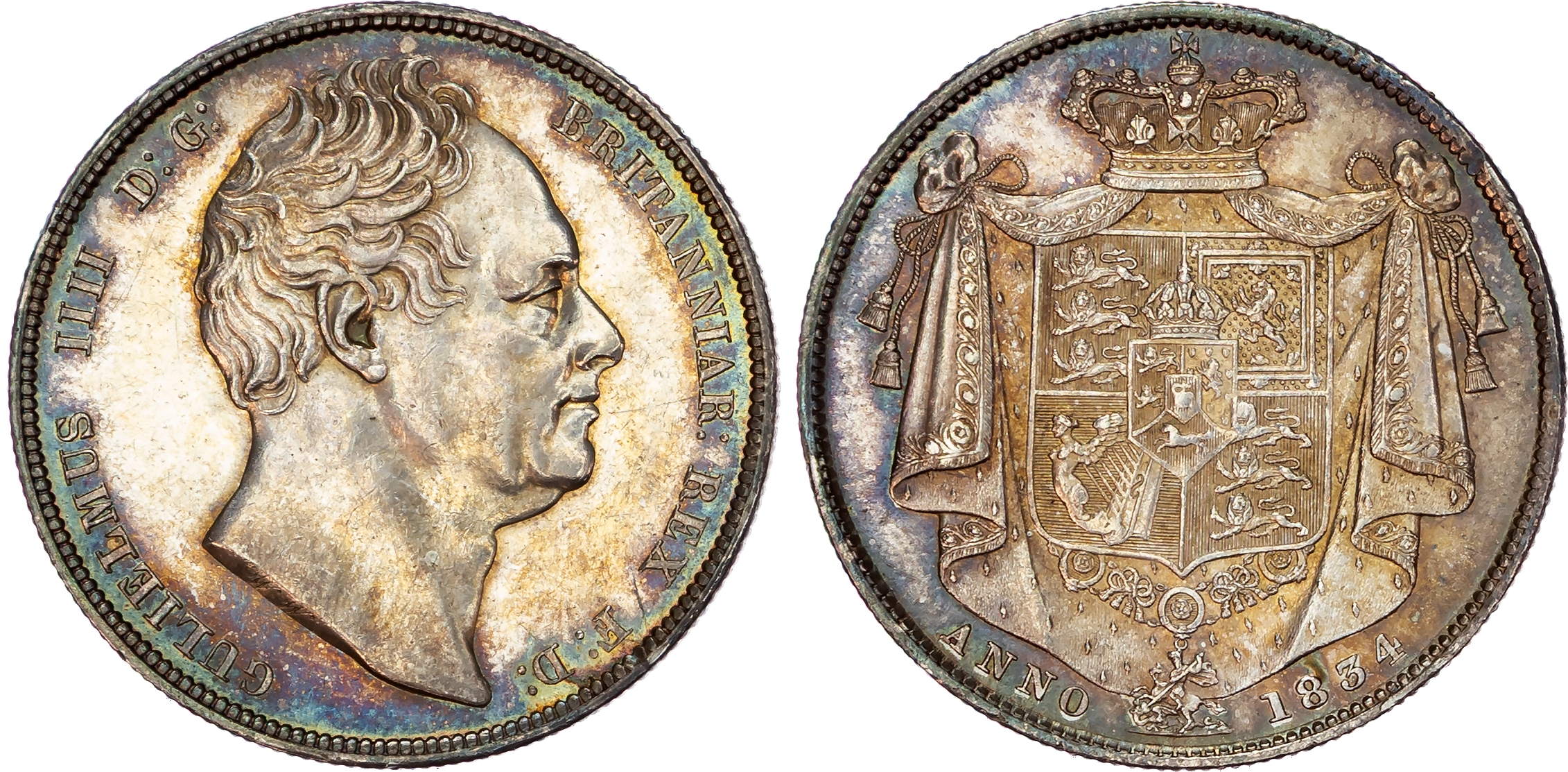 William IV (1830-1837), Halfcrown, 1834.
