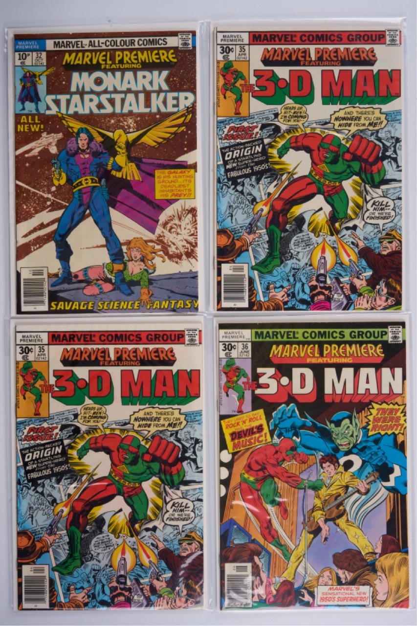 Marvel Premiere & Creatures on the Loose (Marvel Comics, 1974-77) Bundle of 8