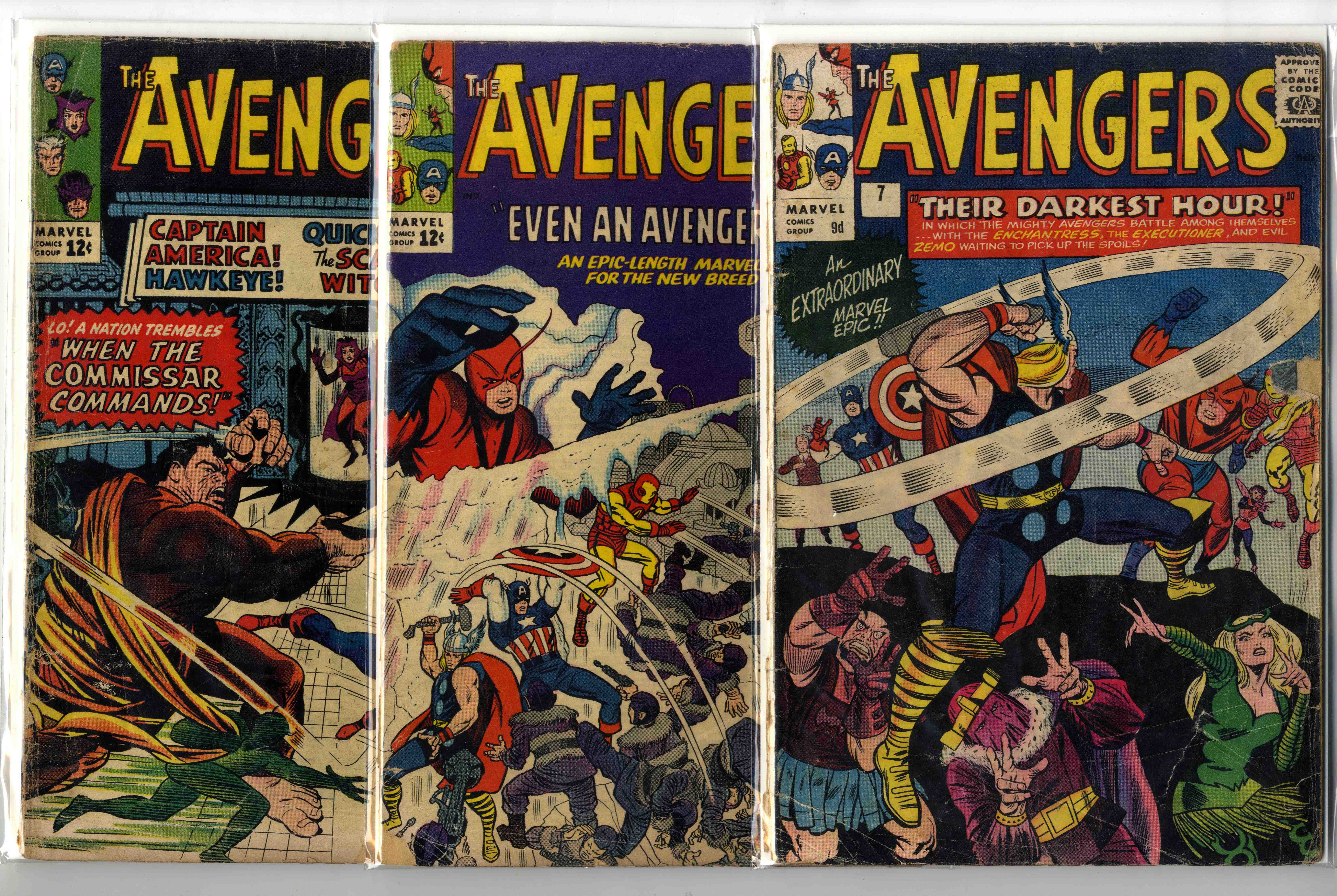 The Avengers (Marvel Comics, 1964-1966) Bundle of 5