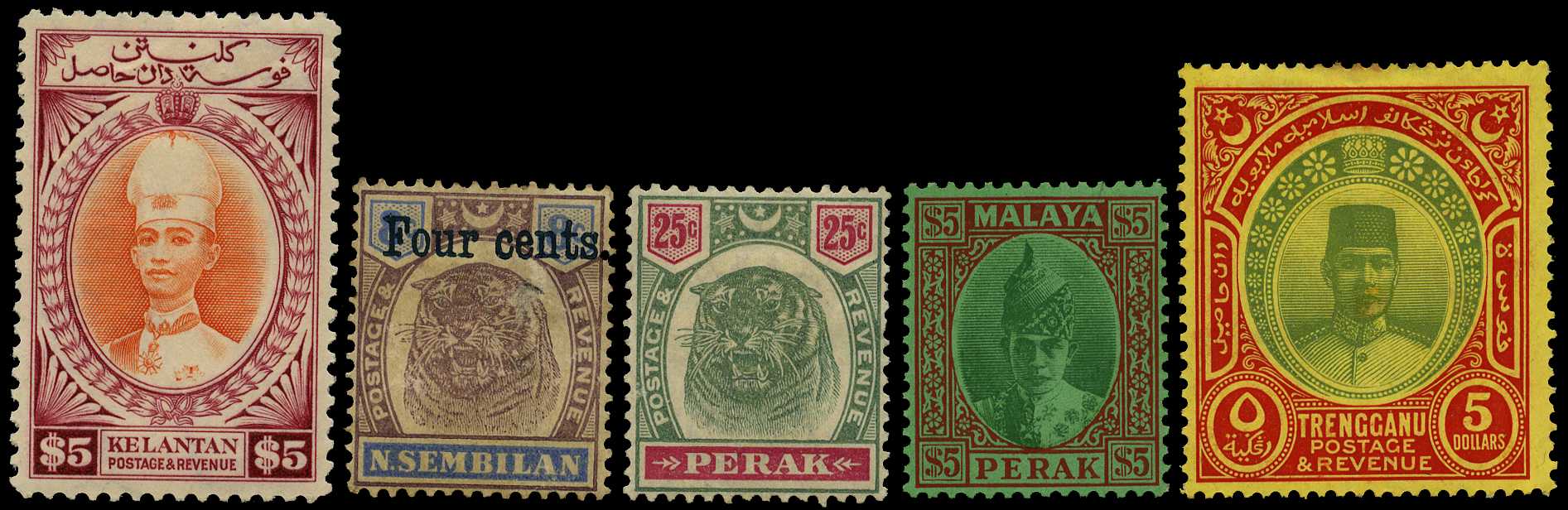 MALAYA AND STATES: Valuable QV to QEII...