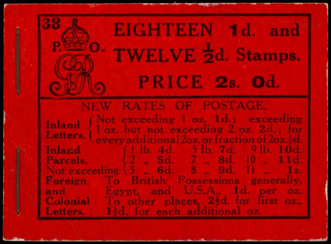 1915 2/- (Edition #38) with perfs good to...
