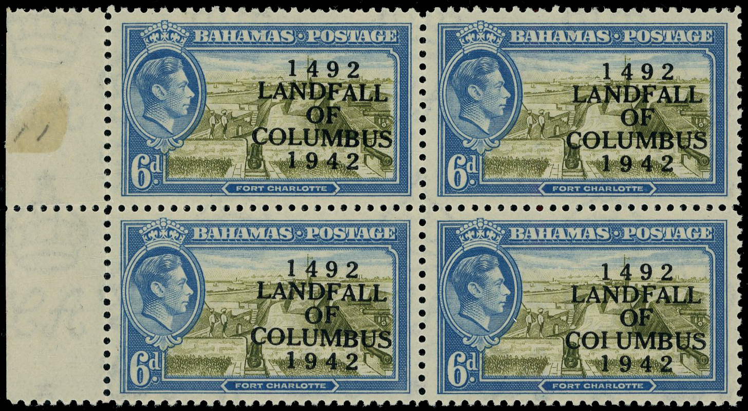 Bahamas SG 169a block mint