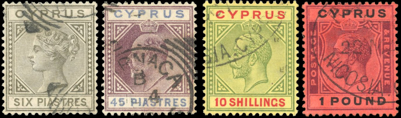 Cyprus 1881-1934 collection used