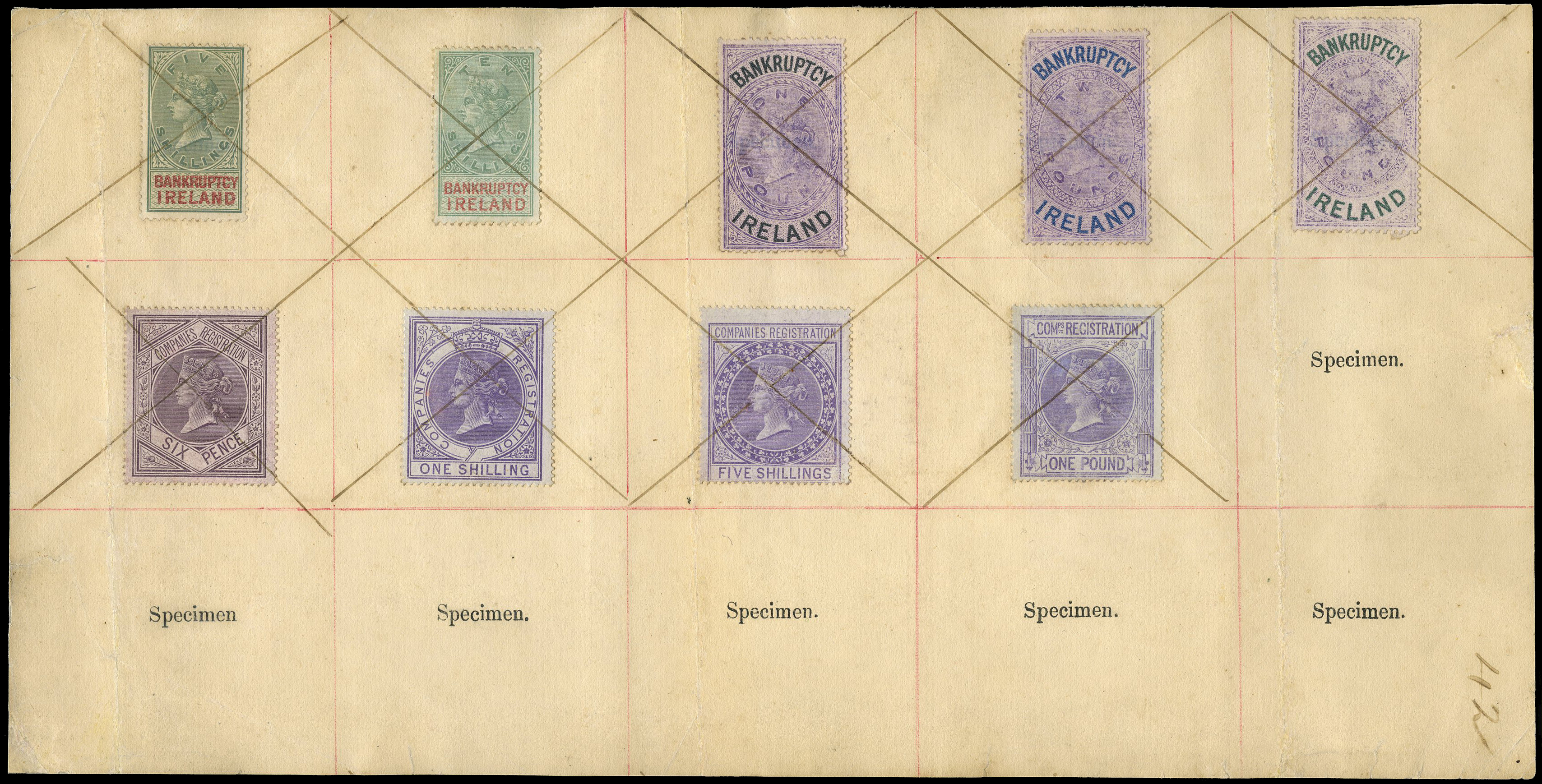 REVENUES: 1882 lower part of a sheet from...