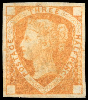 GB 1871 SG DP57 1½d Die Proof 