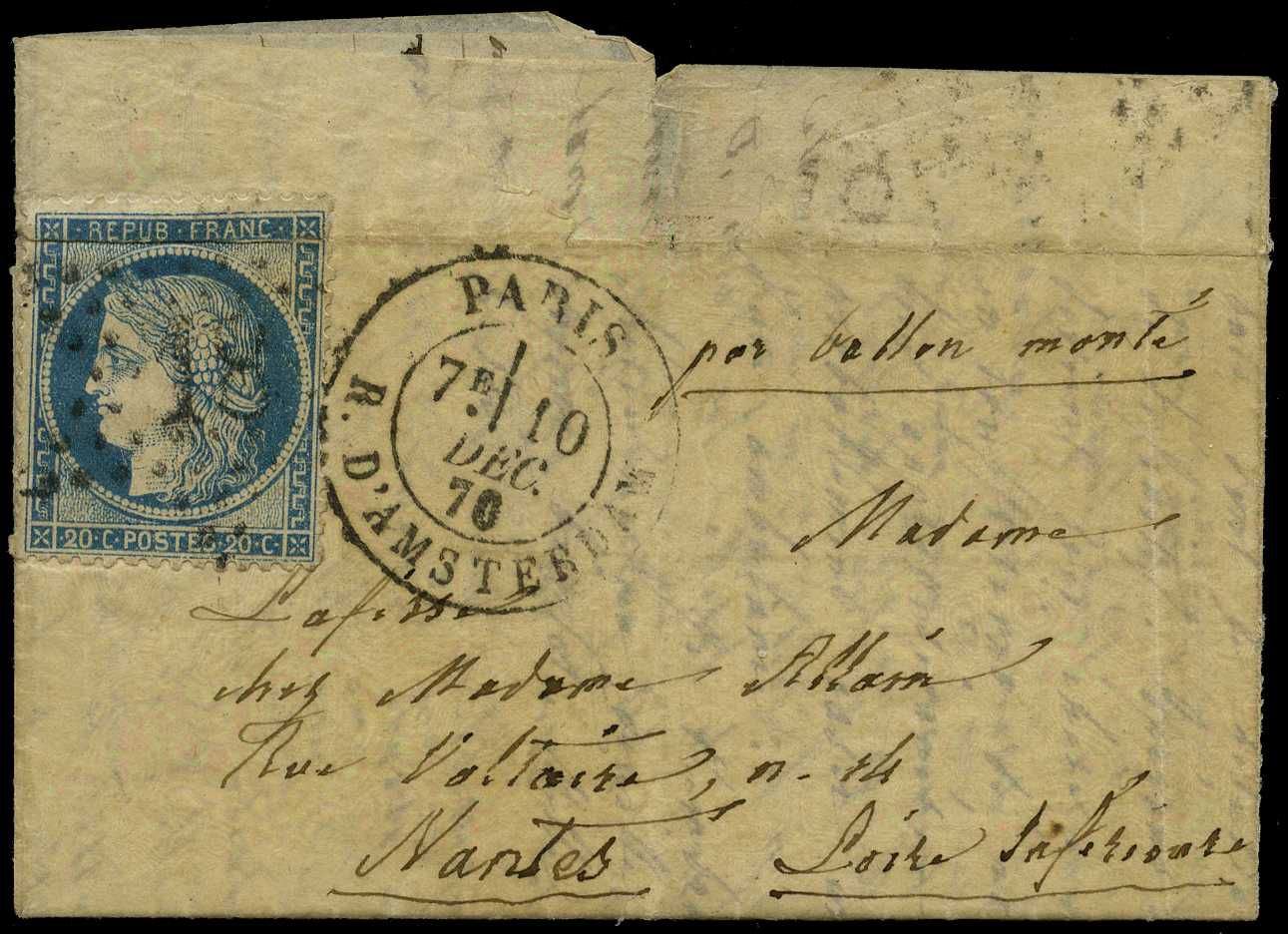 Forty-first Balloons of the Siege: 1870...