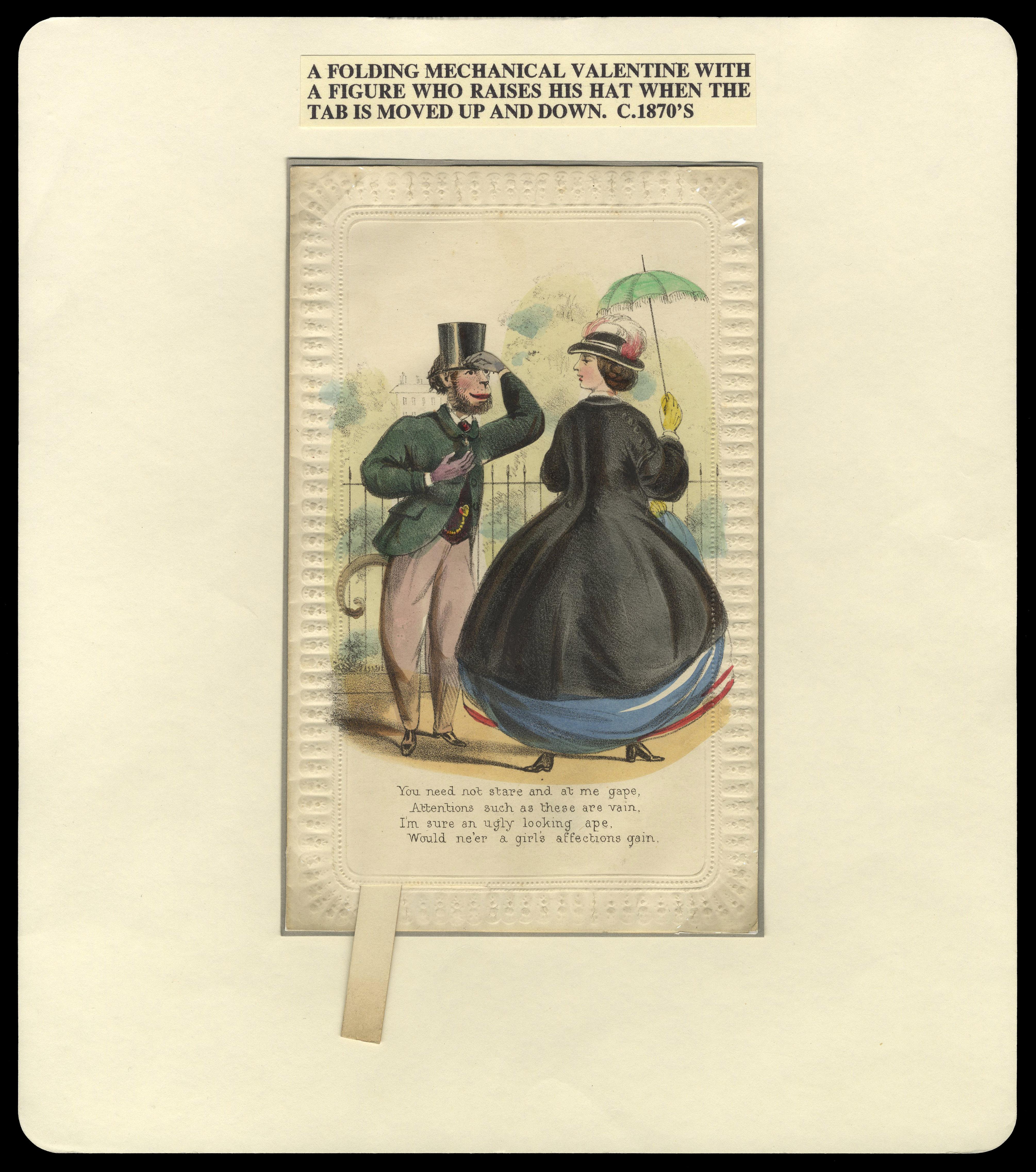 Great Britain group of 10 Valentine Cards form 1850s and 1860s