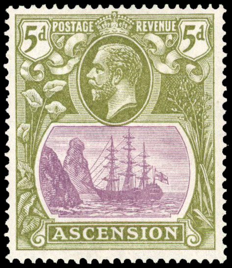 Ascension SG 15da mint