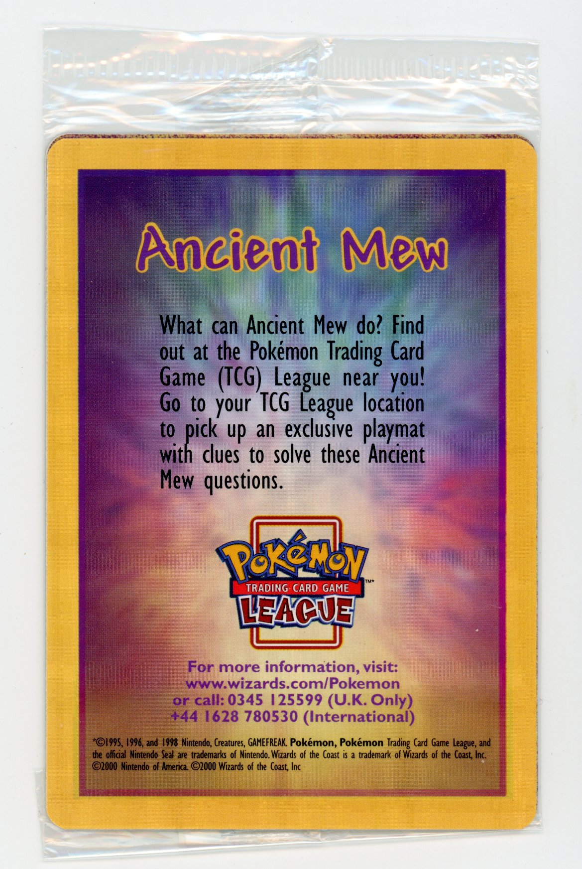 Ancient Mew - Factory Sealed Promo