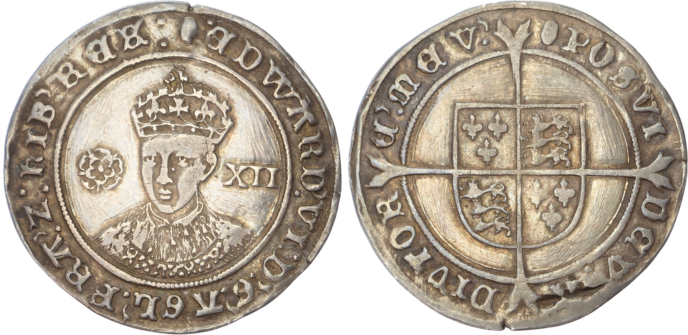 Edward VI (1547-1553), Fine Silver Issue, Shilling, Third Period.