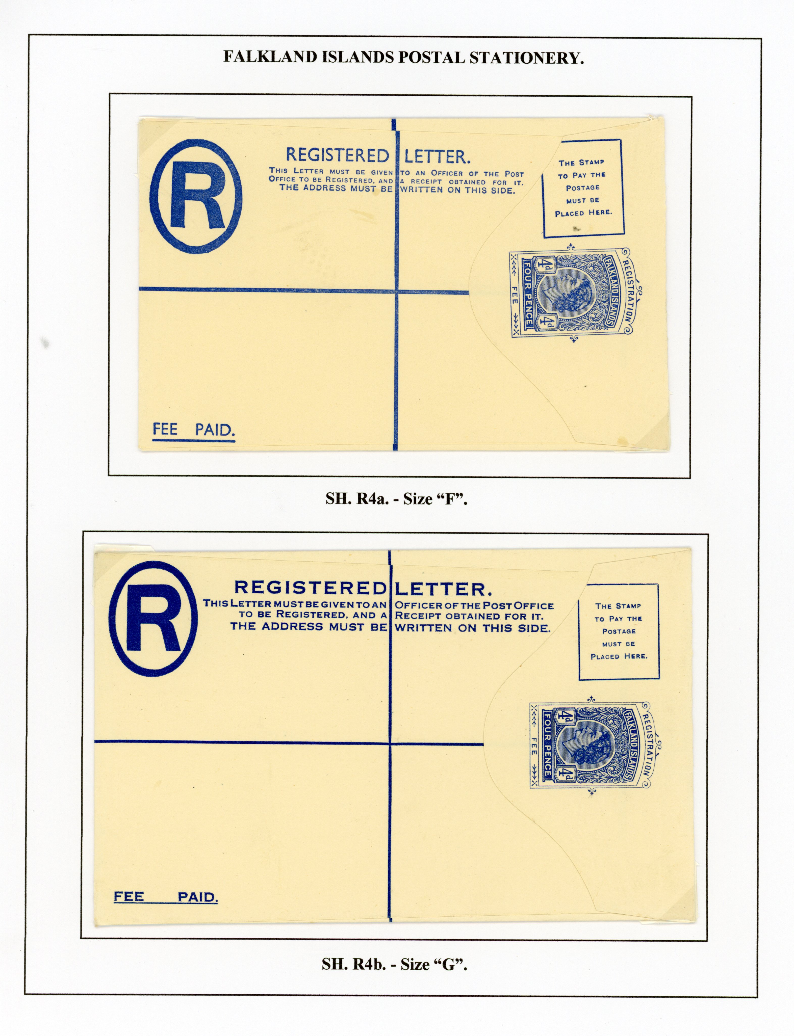 Falkland Islands Postal Stationery collection