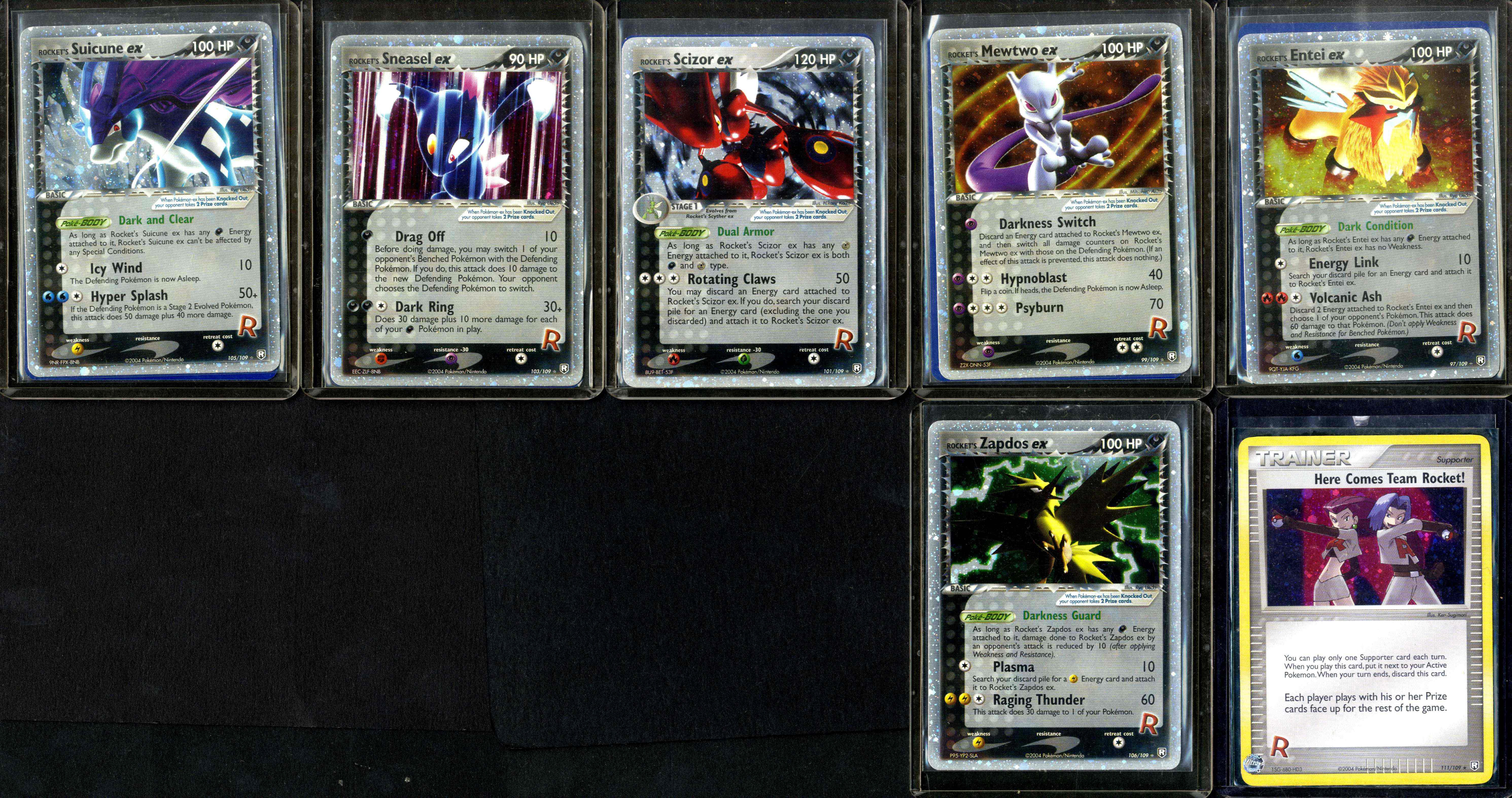 Pokémon TCG - EX Team Rocket Returns Set #194 Cards - All EX & Secrets.