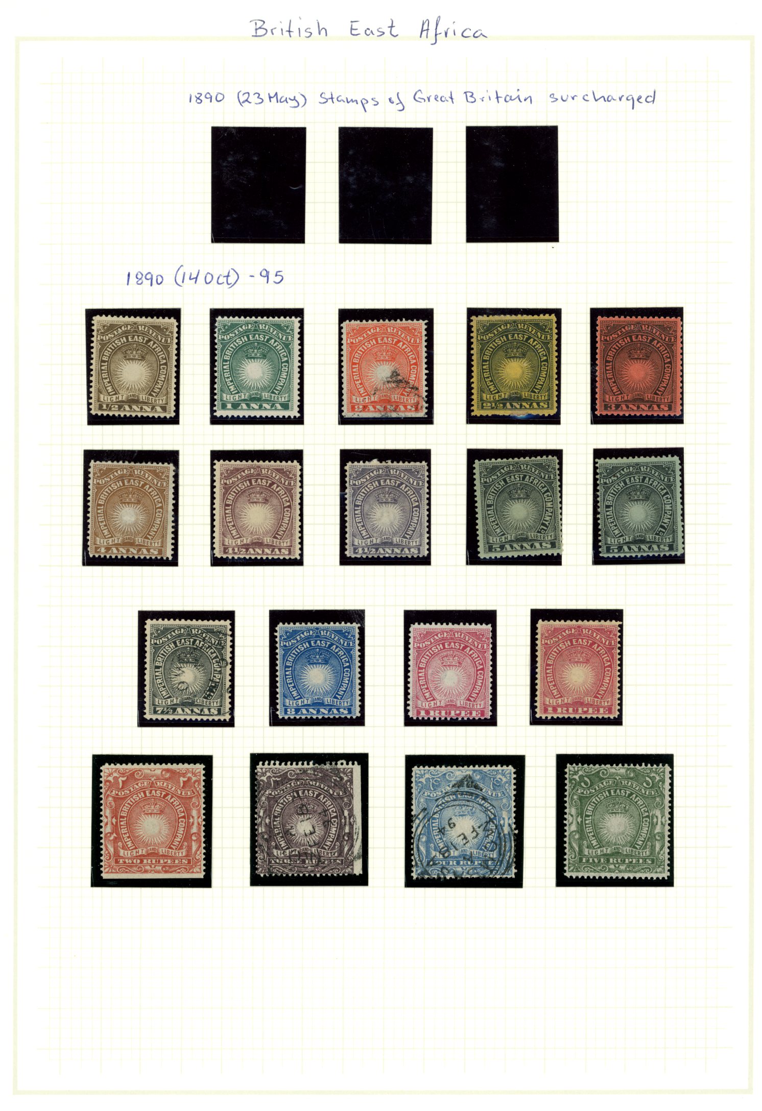 1890-97 mixed mint and used collection...