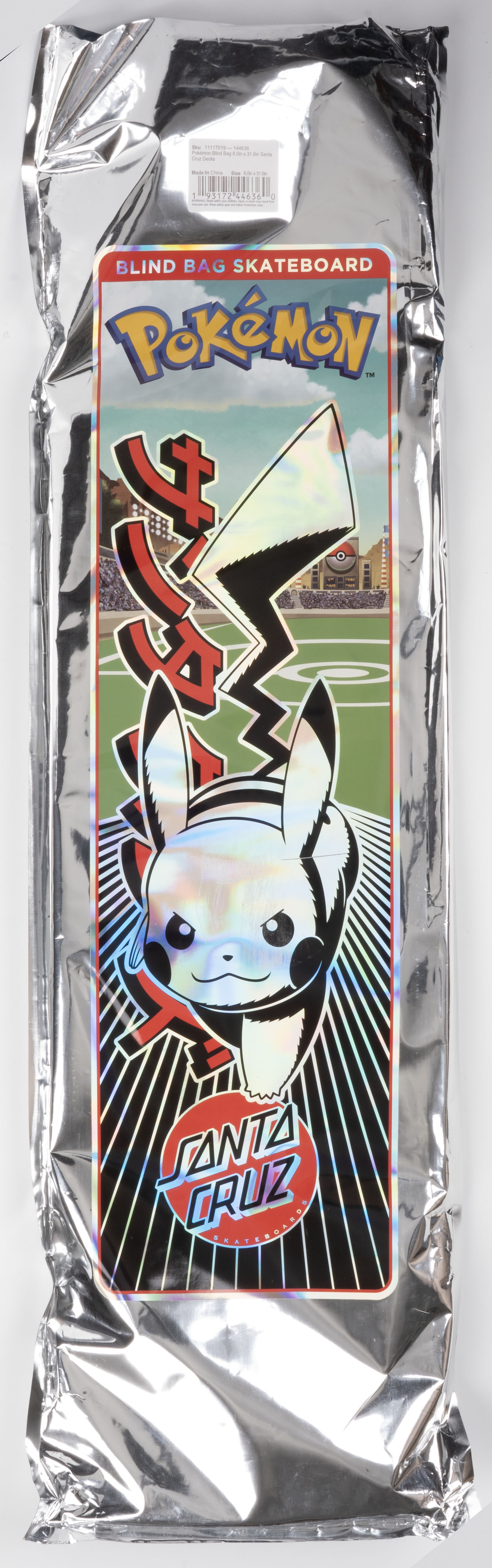 Santa Cruz x Pokémon 8" Skateboard Deck - Gengar