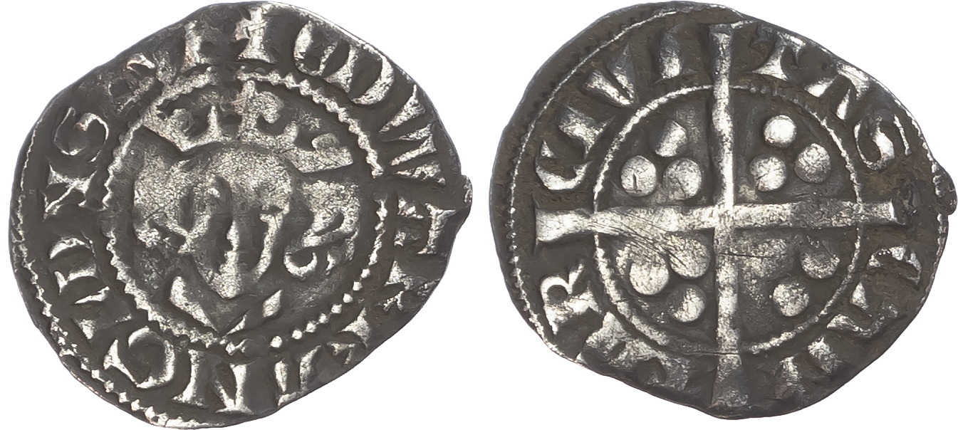 Edward III (1327-1377), Penny, third coinage (1344-51), Canterbury mint. 