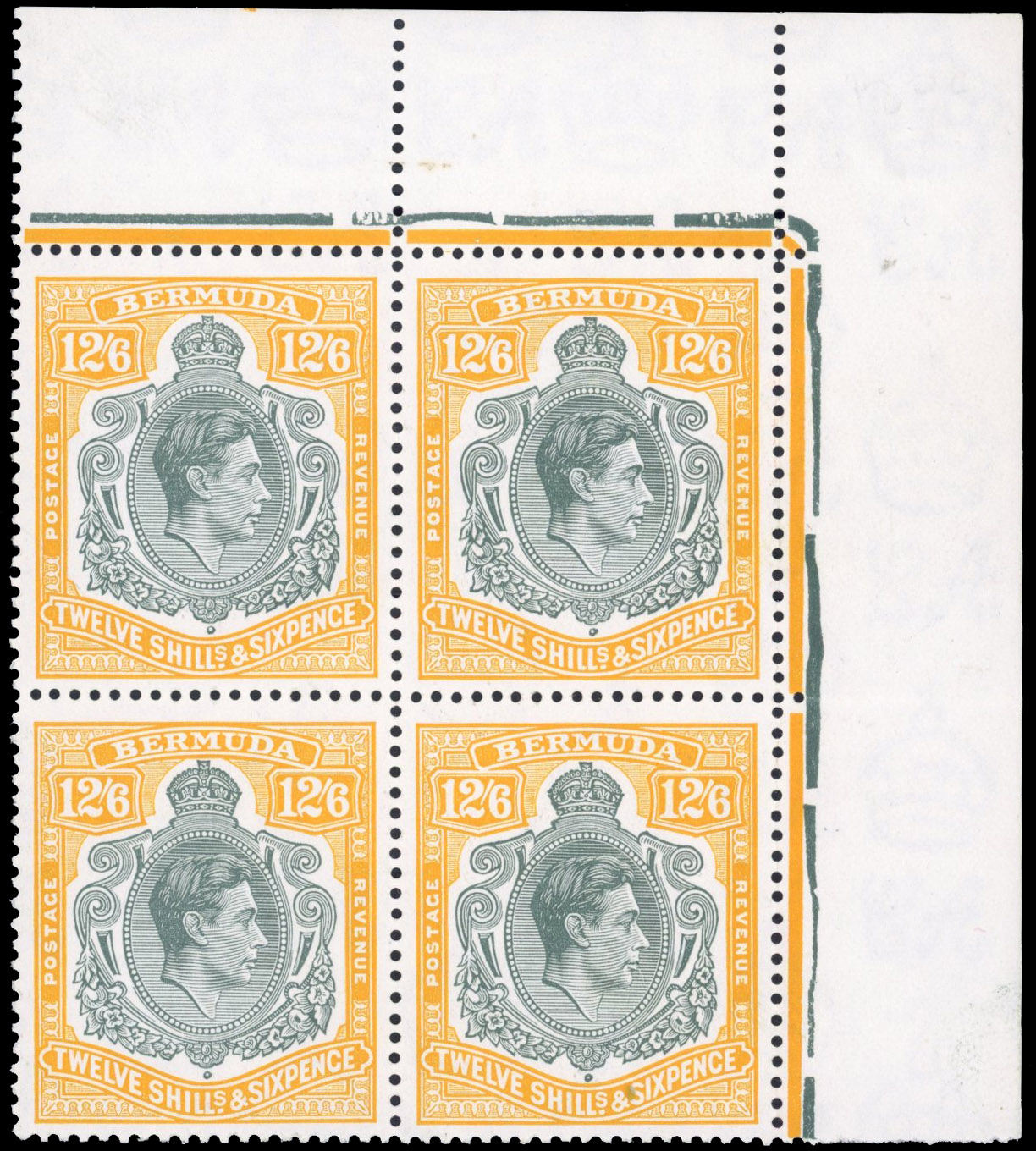 Bermuda SG 120e block mint