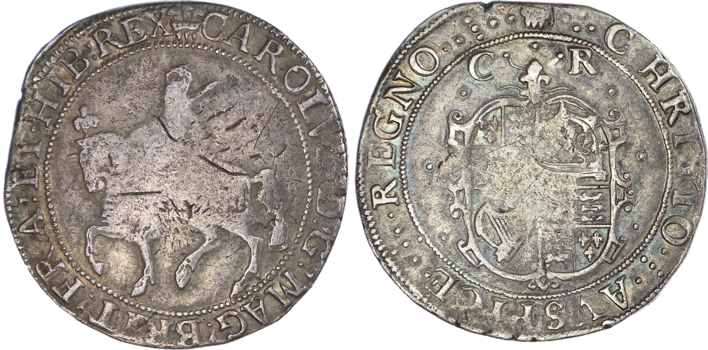 Charles I (1625 ‑1649), AR Halfcrown, 14.18gm., Tower Mint,